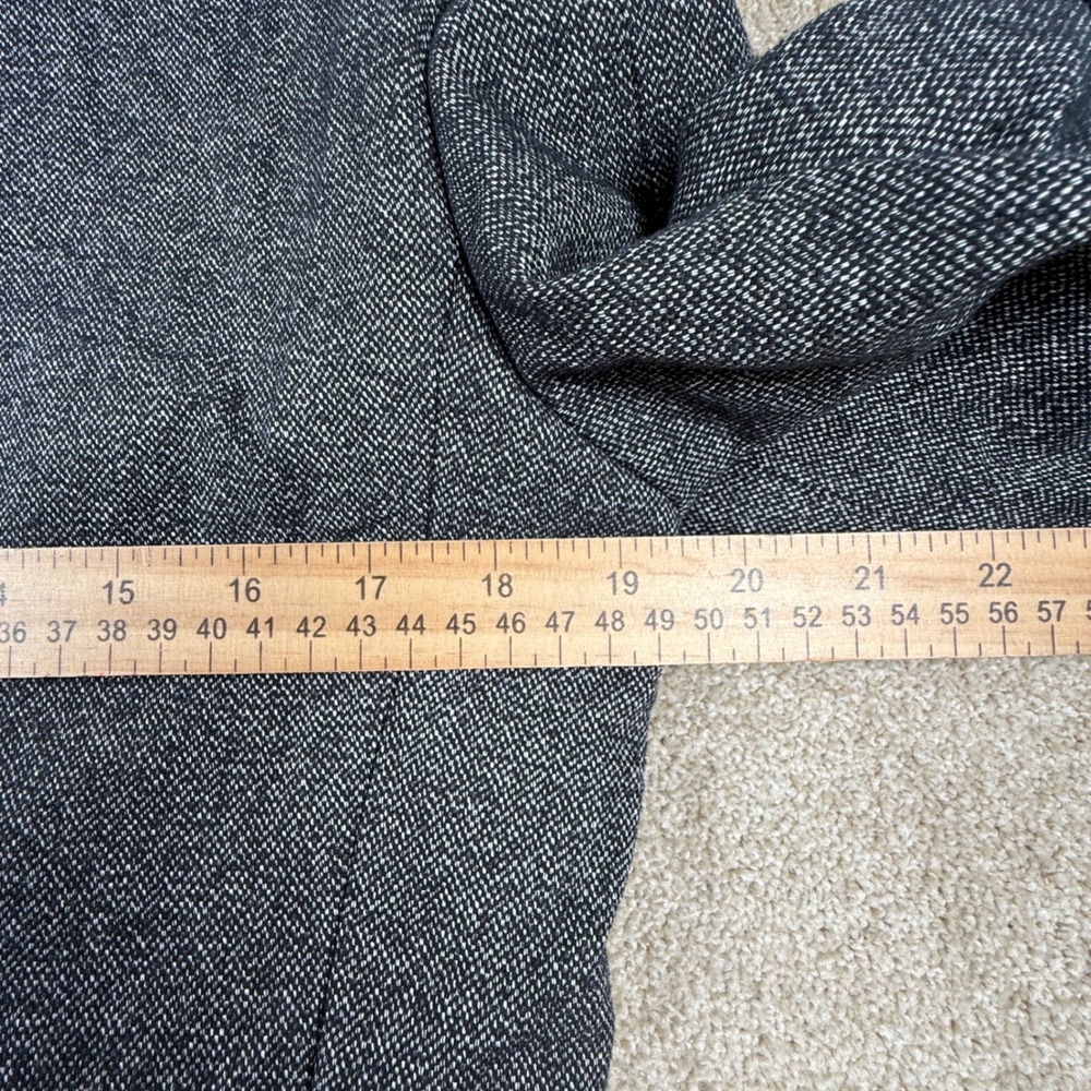 Bar III Men 40R Gray Sport Coat Blazer Carnaby Collection Slim Fit Elbow Patch - Picture 9 of 12
